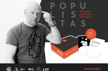 Kritinio mąstymo žaidimas „Populistas“ jau bibliotekoje