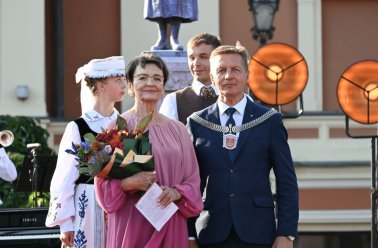 Bronislavai Lauciuvienei įteiktas Klaipėdos kultūros magistro žiedas