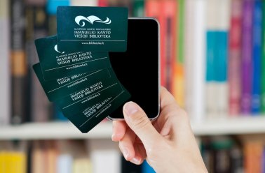 Bibliotekos skaitytojo pažymėjimas – NEMOKAMAS 