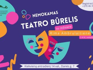 Nemokamas teatro būrelis vaikams