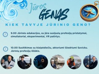 Gimnazistai kviečiami atrasti jūros geną